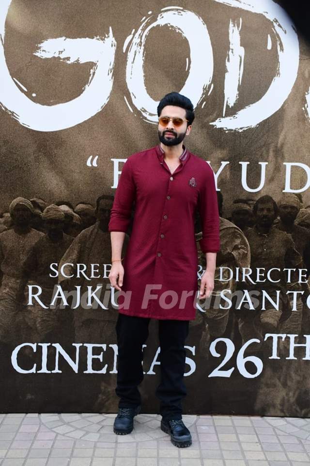 Jackky Bhagnani snapped at song launch event of Gandhi Godse – Ek Yudh