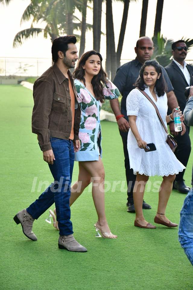 Alia Bhatt and Varun Dhawan snapped for announcement of Zee Cine Awards 2023