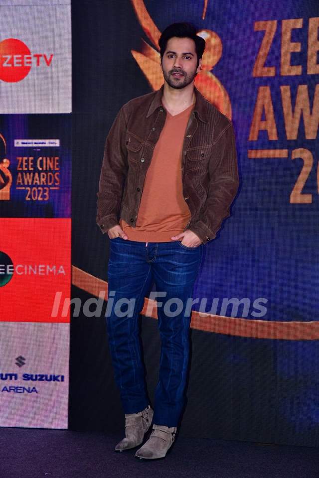 Varun Dhawan snapped for announcement of Zee Cine Awards 2023