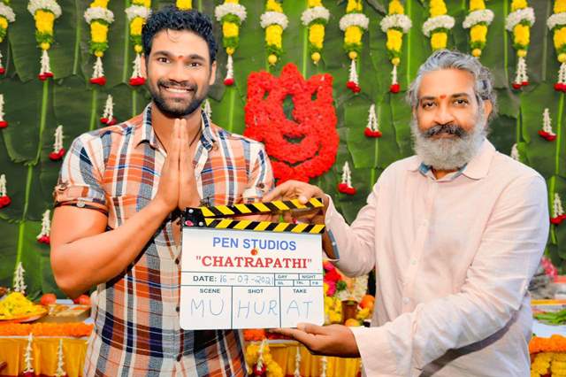 Sreenivas Bellamkonda and Rajamouli 