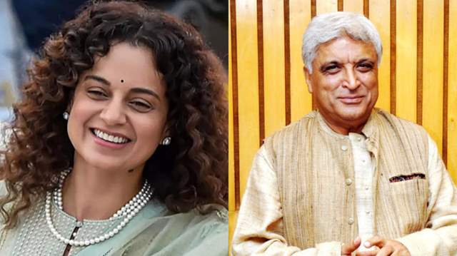 Kangana Ranaut and Javed Akhtar 