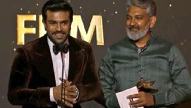 Ram Charan and SS Rajamouli