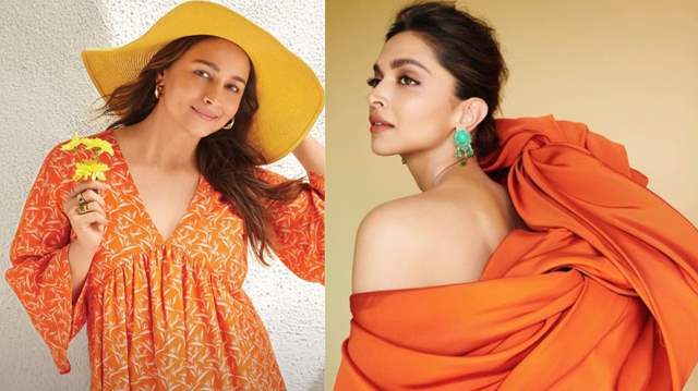 Alia bhatt in orange dress sale