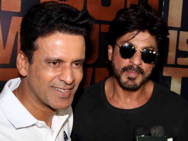 Manoj Bajpayee and Shahrukh Khan 