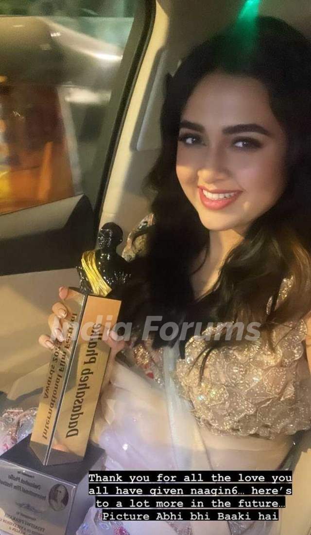 Best Actress In a TV Series for Naagin6