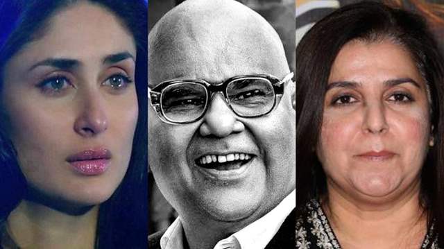 Kareena Kapoor, Satish Kaushik and Farah Khan 