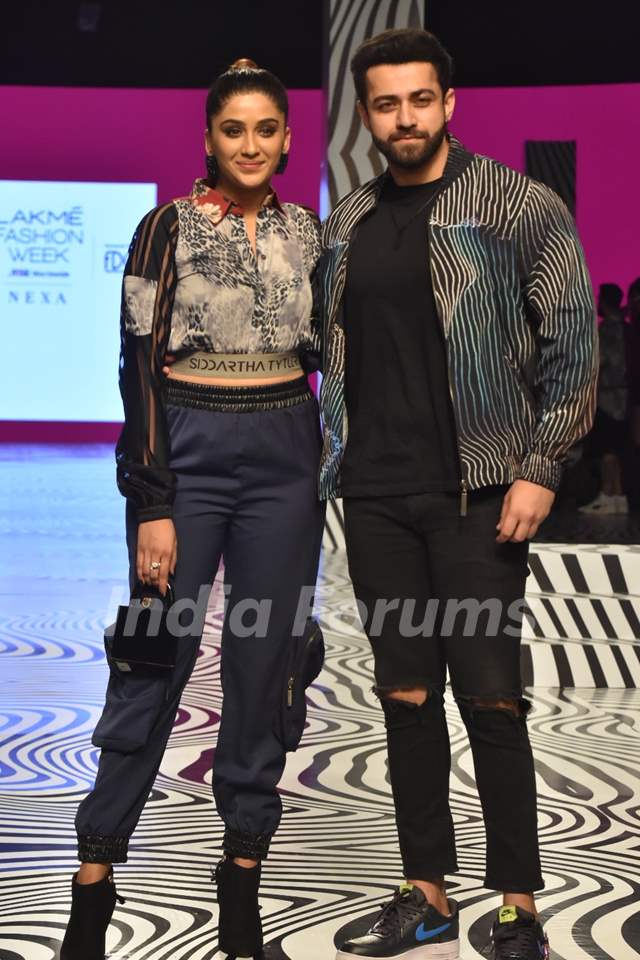 Nimrit Kaur Ahluwalia, Mahir Pandhi walk the ramp at Lakme Fashion Week 2023 – Day 4