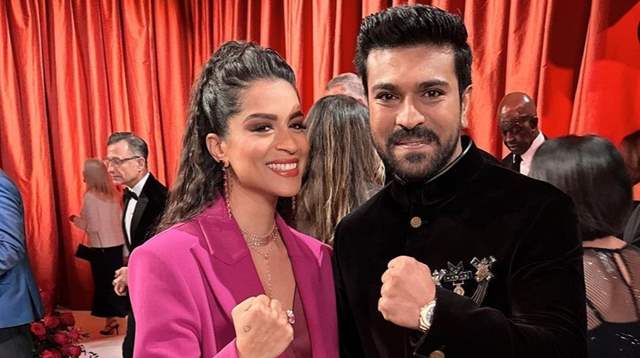 Lilly Singh and Ram Charan 