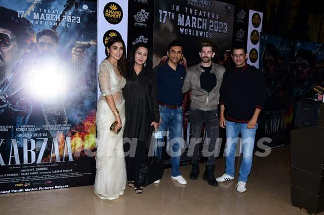 Shriya Saran, Poonam Dhillon, Anand Pandit, Neil Nitin Mukesh, Sharman Joshi grace the premiere of Underworld ka Kabzaa