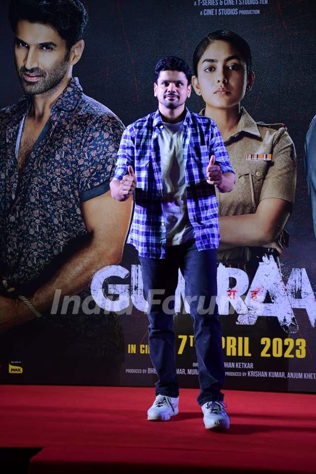 Vardhan Ketkar snapped at the trailer launch of the Gumraah