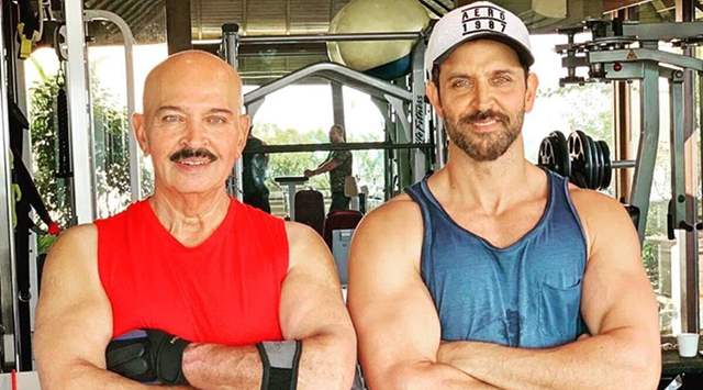 Rakesh and Hrithik Roshan