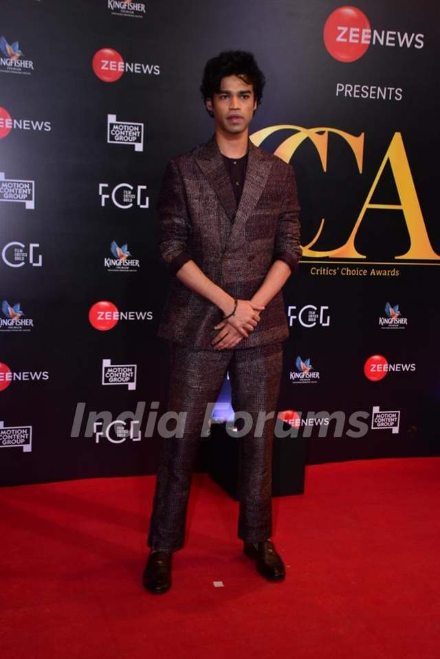 Babil Khan grace red carpet of the 5th edition of Critics’ Choice Awards
