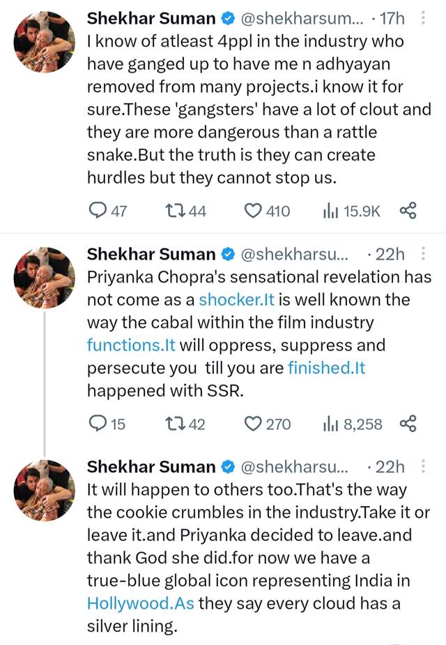 Shekhar Suman 's tweet