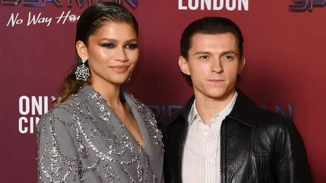 Zendaya and Tom Holland 