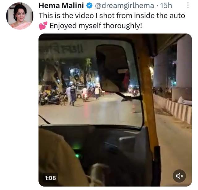 Hema Malini's tweet 