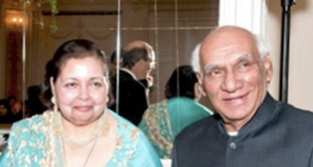 Pamela and Yash Chopra 