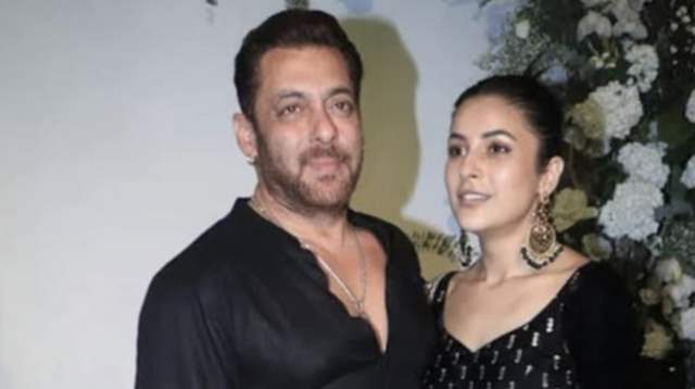 Salman Khan and Shehnaaz Gill 