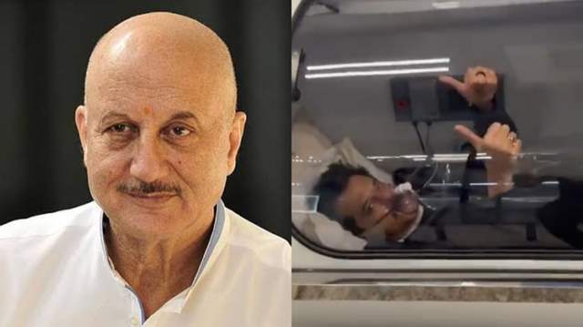 Anupam Kher and Anil Kapoor 