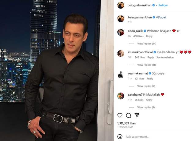 Salman Khan Instagram