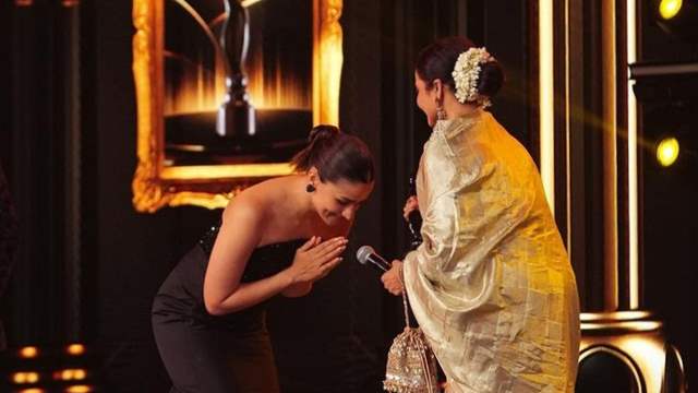 Alia Bhatt and Rekha 