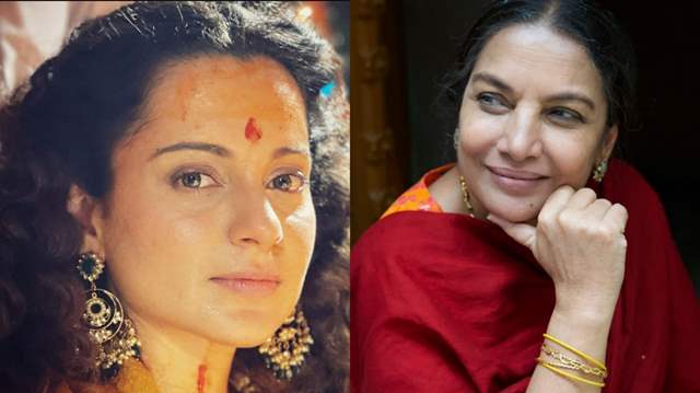 Kangana Ranaut and Shabana Azmi 