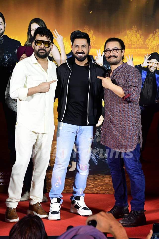 Kapil Sharma, Aamir Khan, Gippy Grewal snapped at the trailer launch of  Carry on Jatta 3