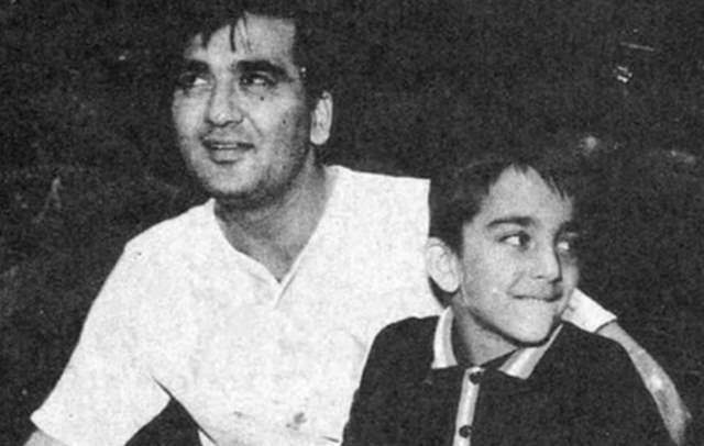 Sunil and Sanjay Dutt 