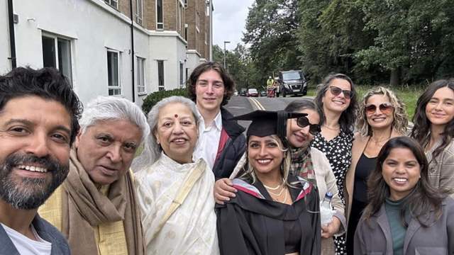 Farhan Akhtar with Family 