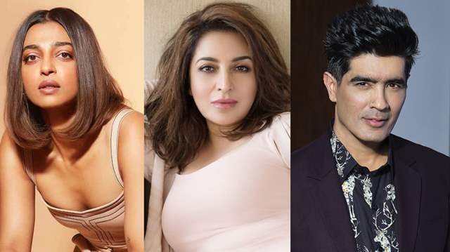 Radhika Apte, Tisca Chopra and Manish Malhotra