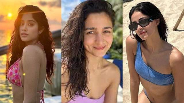 Actresses on vacation
