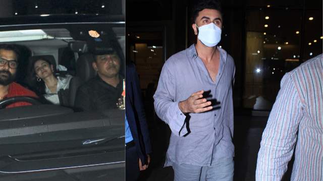 Alia Bhatt-Ranbir Kapoor, Ranveer Singh and others arrive in style at  Manish Malhotra's house party; PICS