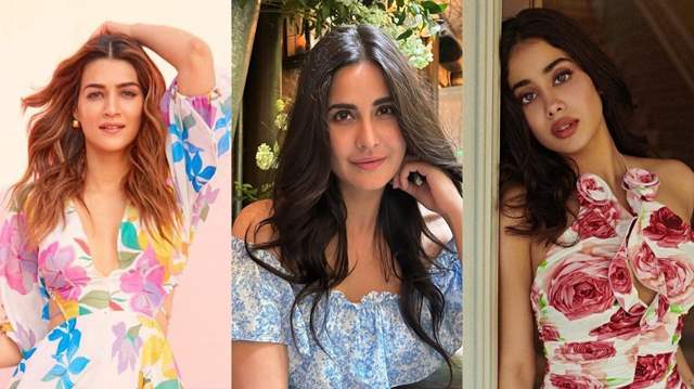 Bollywood Female Actors With Floral Dresses