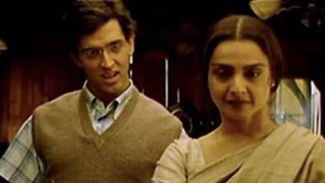 Hrithik Roshan and Rekha