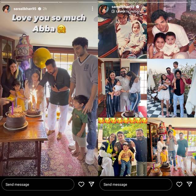 Sara Ali Khan's Instagram story