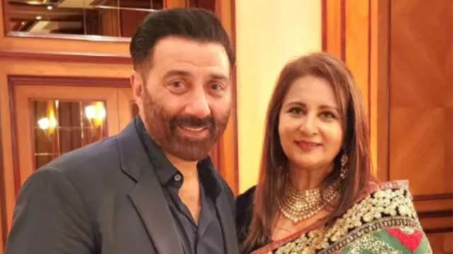 Sunny Deol and Poonam Dhillon