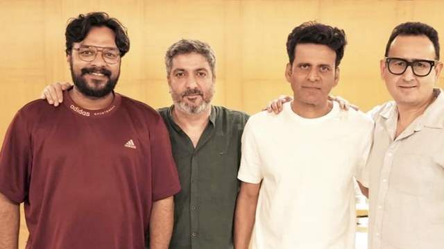 Manoj Bajpayee and team Bhaiyya Ji