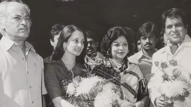 Saira Banu with Yash Johar 