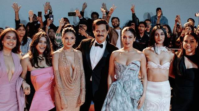 Anil Kapoor and cast of Thank You For Coming