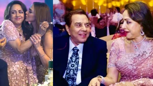 Esha Deol, Dharmendra and Hema Malini