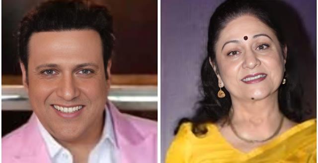 Govinda and Aruna Irani