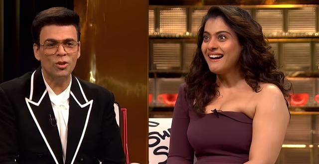 Karan Johar and Kajol