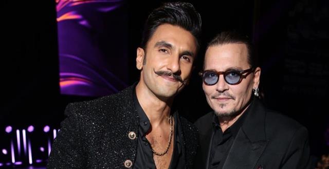 Ranveer Singh and Johnny Depp