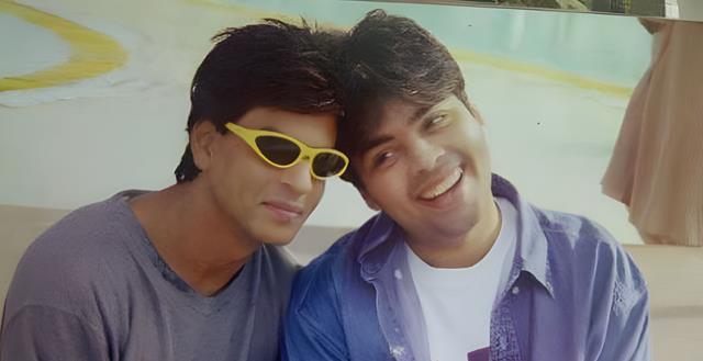 Shah Rukh Khan and Karan Johar 