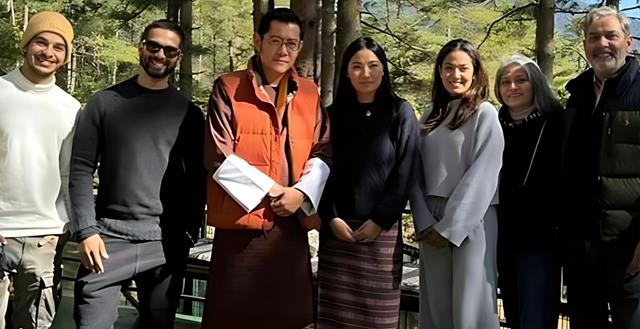 Kapoor and Rajput's with Bhutan's King and Queen