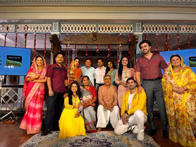 The cast of Sony TV's show Mehndi Wala Ghar.