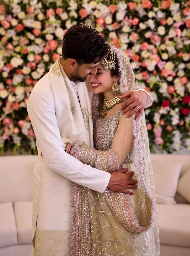 Shoaib Malik and Sana Javed