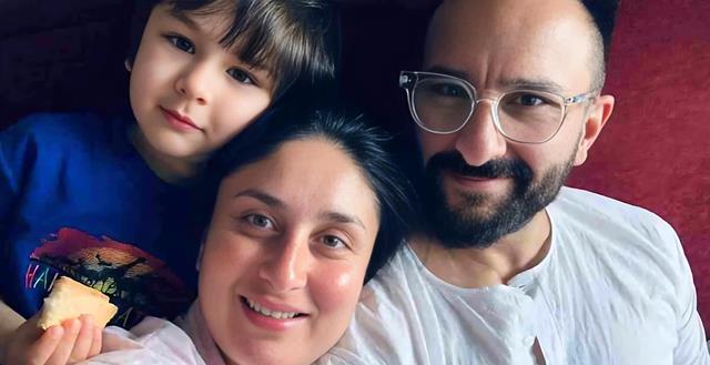 Kareena, Taimur and Saif