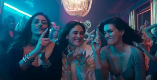 Tabu, Kareena & Kriti are uninhibited & having a ball in 'Crew's latest song, 'Ghagra'
