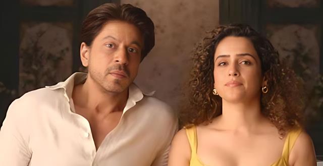 Sanya Malhotra treats fans with a BTS video from an ad shoot with Shah Rukh Khan