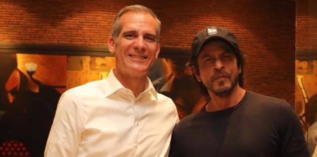 US Ambassador Eric Garcetti's meeting with Shah Rukh Khan:  Everybody in my office went nuts